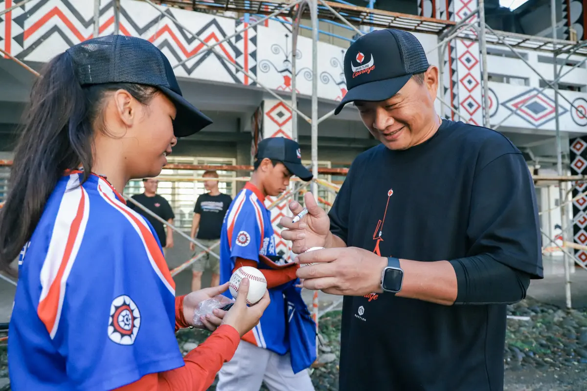 ▲彭政閔前往離島蘭嶼做公益！等了14年終於可以實現約定。（圖／台灣火星人運動發展協會提供）