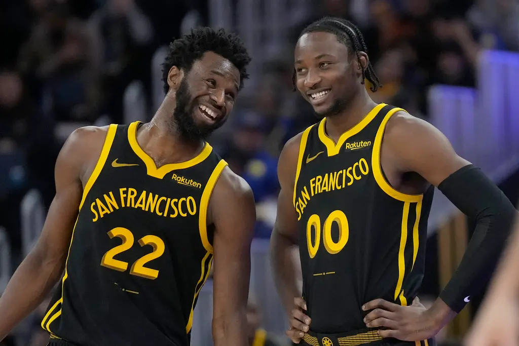 ▲勇士目前願意送走Andrew Wiggins、Jonathan Kuminga，隨時可以出手交易。（圖／美聯社／達志影像）