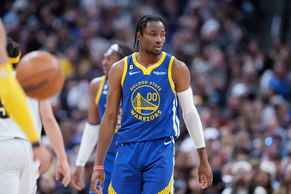 ▲勇士目前願意送走Andrew Wiggins、甚至是Jonathan Kuminga（圖中者），但恐怕這樣做仍然以挽救這個賽季的敗局。（圖／美聯社／達志影像）