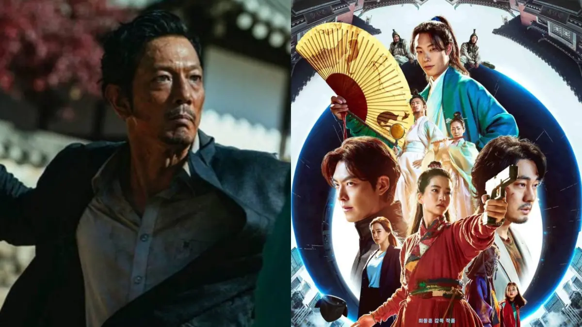 ▲《外星+人》演員池建宇（左）離世消息藏半年，影迷在續集「片尾字幕」驚見噩耗。（圖／翻攝外星+人Naver電影）