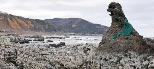 日本能登地震擠出新地貌！知名「哥吉拉礁岩」浮出海面

