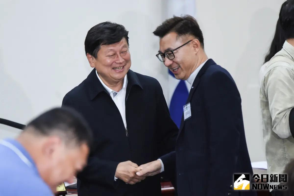 ▲立委傅崐萁急轉彎，讓步力挺韓江配。（圖／記者陳明安攝，2023.01.22）