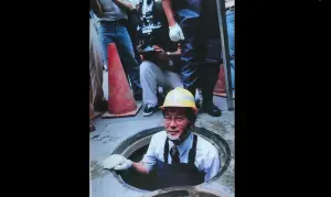 他們當台北市長都愛鑽下水道視察　阿扁自豪：我是第一人
