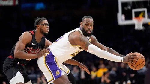 ▲「詹皇」LeBron James可能離開湖人隊。（圖／美聯社／達志影像）