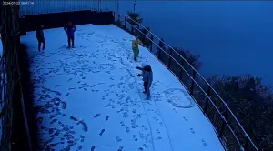 4K即時影像賞雪 桃園拉拉山雪況線上看