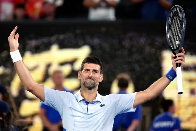 ▲澳網迎8強首戰！Novak Djokovic力拼決賽碰頭Alcaraz守球王寶座。（美聯社／達志影像）