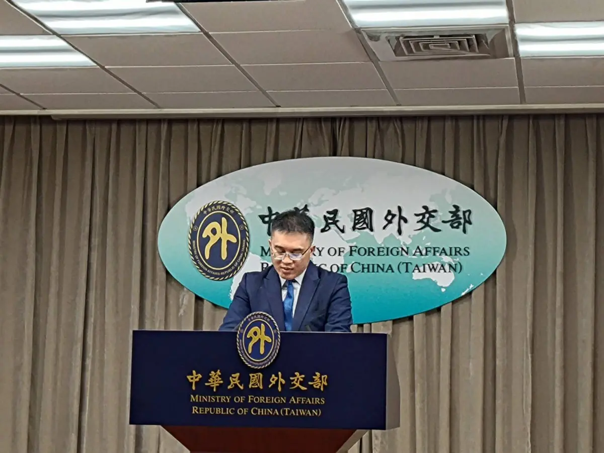 ▲外交部亞東太平洋司副司長陳俊吉。（圖／記者邱新博攝，2024.01.23）