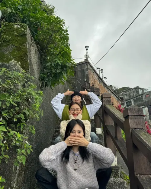 ▲▼子瑜、定延、志效日前在台灣旅遊。（圖／定延、志效IG）