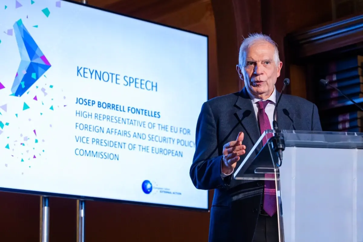 ▲歐盟外交與安全政策高級代表波瑞爾(Josep Borrell)。 (圖:@JosepBorrellF)