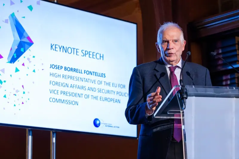 ▲歐盟外交與安全政策高級代表波瑞爾(Josep Borrell)。 (圖:@JosepBorrellF)