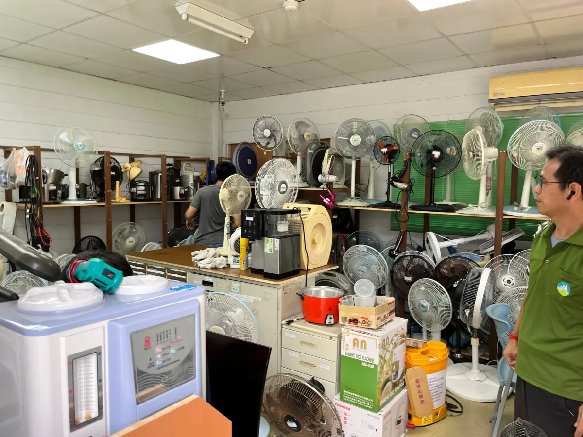 ▲台中市環保局「家電診所」，修復率達9成，讓民眾省下荷包(圖／環保局提供2024.1.24)