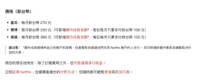 ▲台灣目前維持三種方案，尚未推出低價的廣告方案，官方表示「台灣目前並無廣告方案的規劃」因此這次的政策，台灣應該不受影響。（圖／翻攝官網）