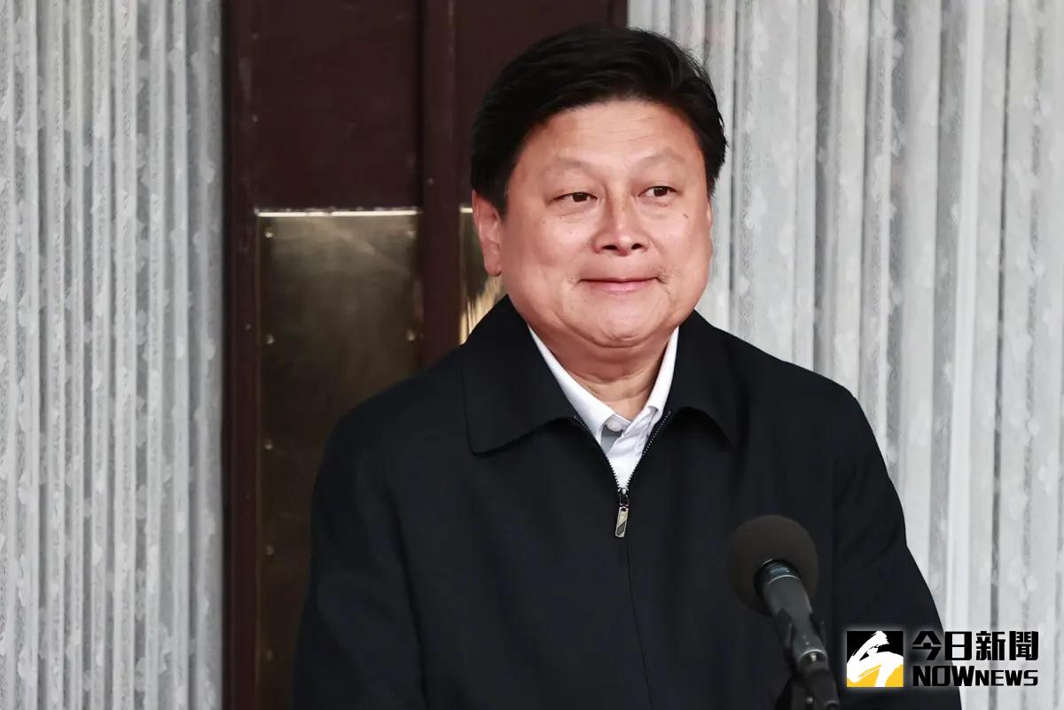 ▲國民黨團總召傅崐萁登記發聲明駁斥私設刑堂一說。（圖／記者葉政勳攝）