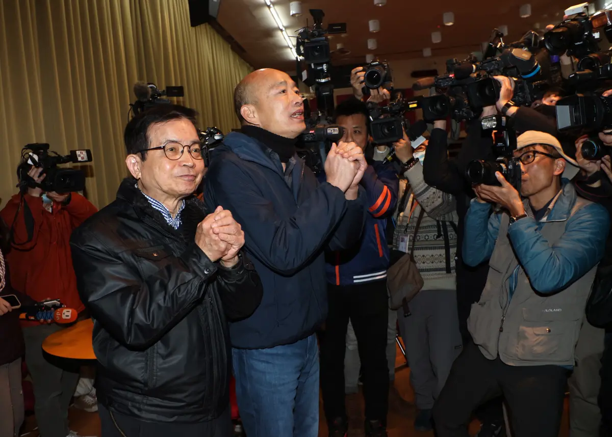 ▲賴士葆登記參選國民黨團總召。（圖／記者陳明中攝，2024.01.25）