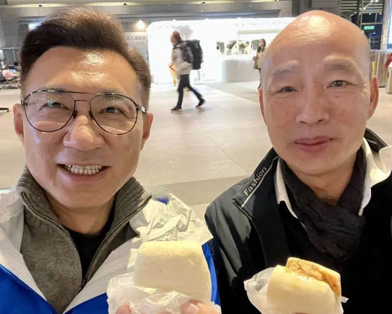 ▲下屆立院龍頭選舉，國民黨推出韓國瑜搭檔江啟臣參選。（圖／翻攝江啟臣臉書，2024.01.25）