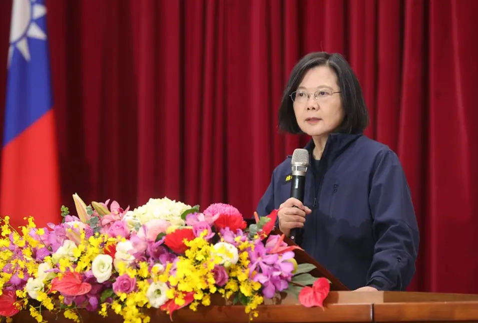 ▲警政署下午召開年終署務會報，蔡英文出席。（圖／總統府提供）