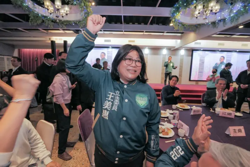 ▲王美惠說，未來在中央一定會和賴清德、蕭美琴一起努力，為建設嘉義繼續打拼。（圖／王美惠辦公室提供）