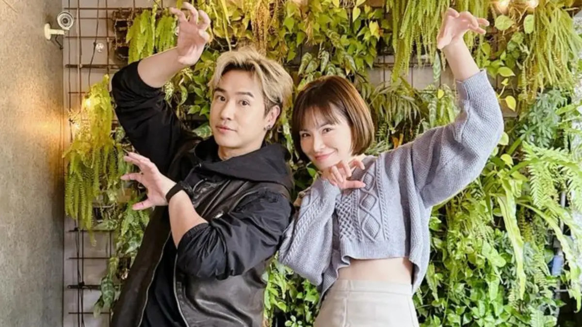 ▲歐漢聲（左）、陳沂合照，被虧「這樣羅志祥情何以堪」。（圖／陳沂臉書）