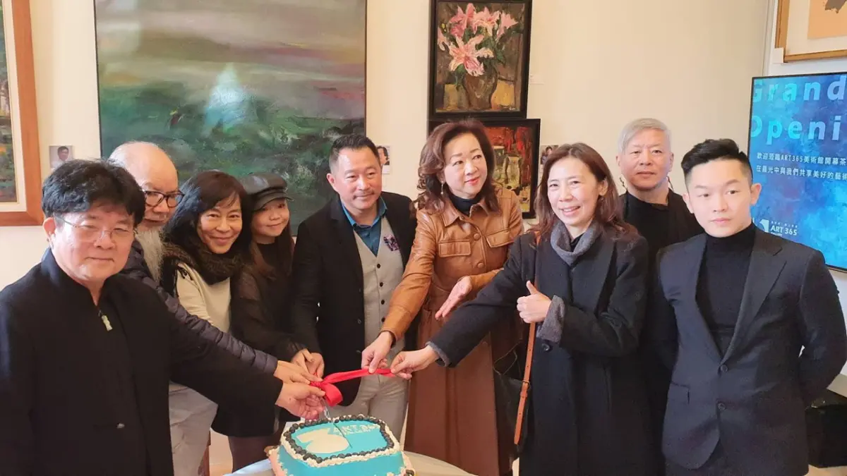 ▲ART365線上及實體美術館開幕。（圖／記者陳美嘉翻攝）