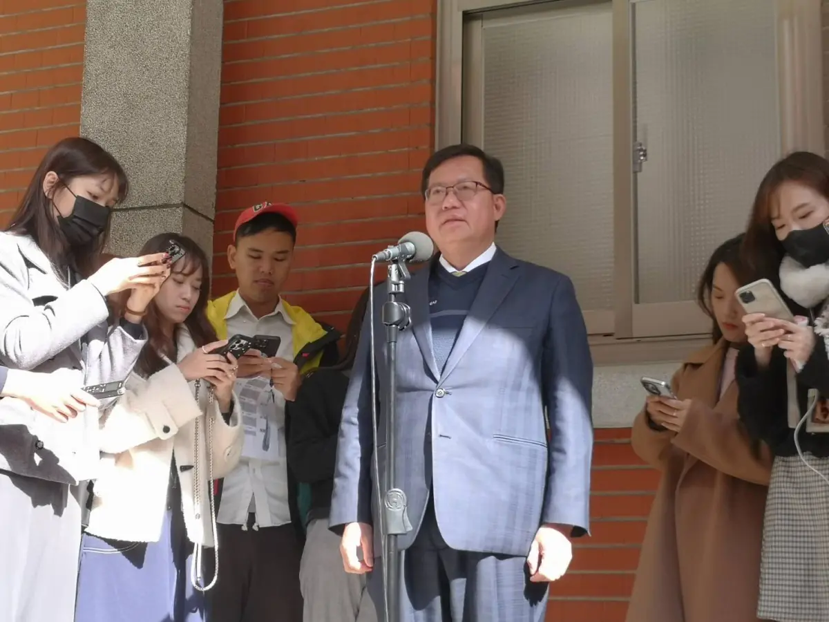 ▲ 前桃園市長、海峽交流基金會董事長鄭文燦驚傳涉貪。（圖／記者陳佩君攝，2023.01.29）