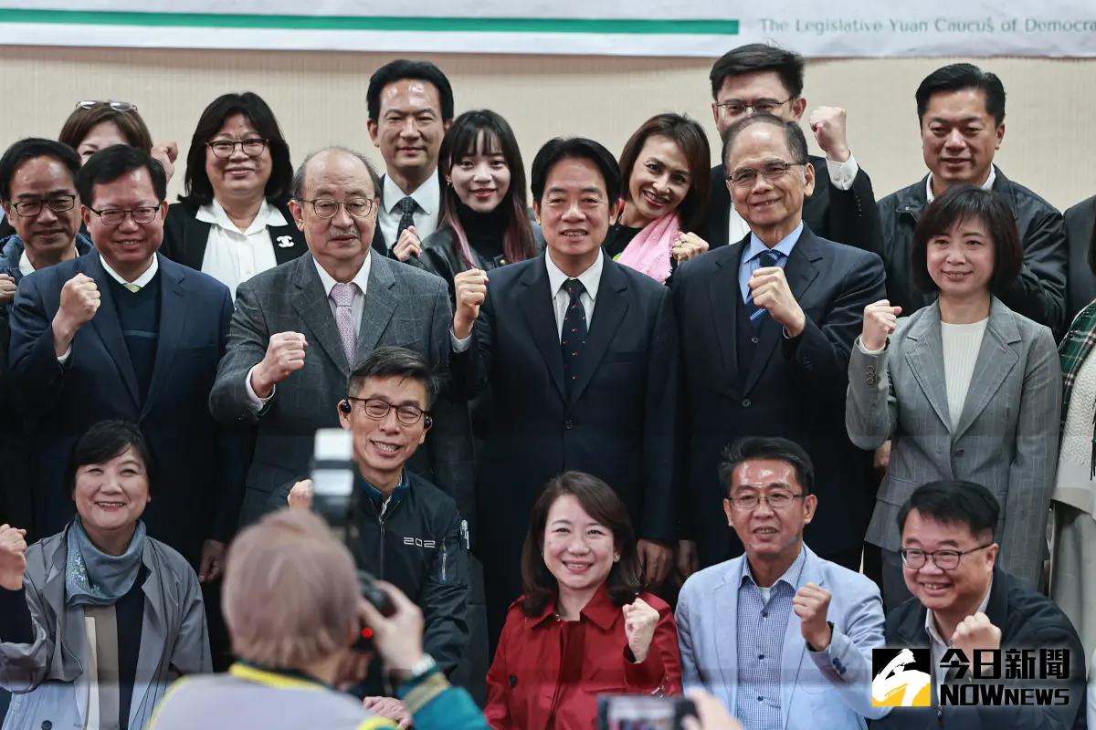 ▲民進黨召開立法院第十一屆黨團成立大會，準總統賴清德也安排出席。（圖／記者葉政勳攝 , 2024.01.29）