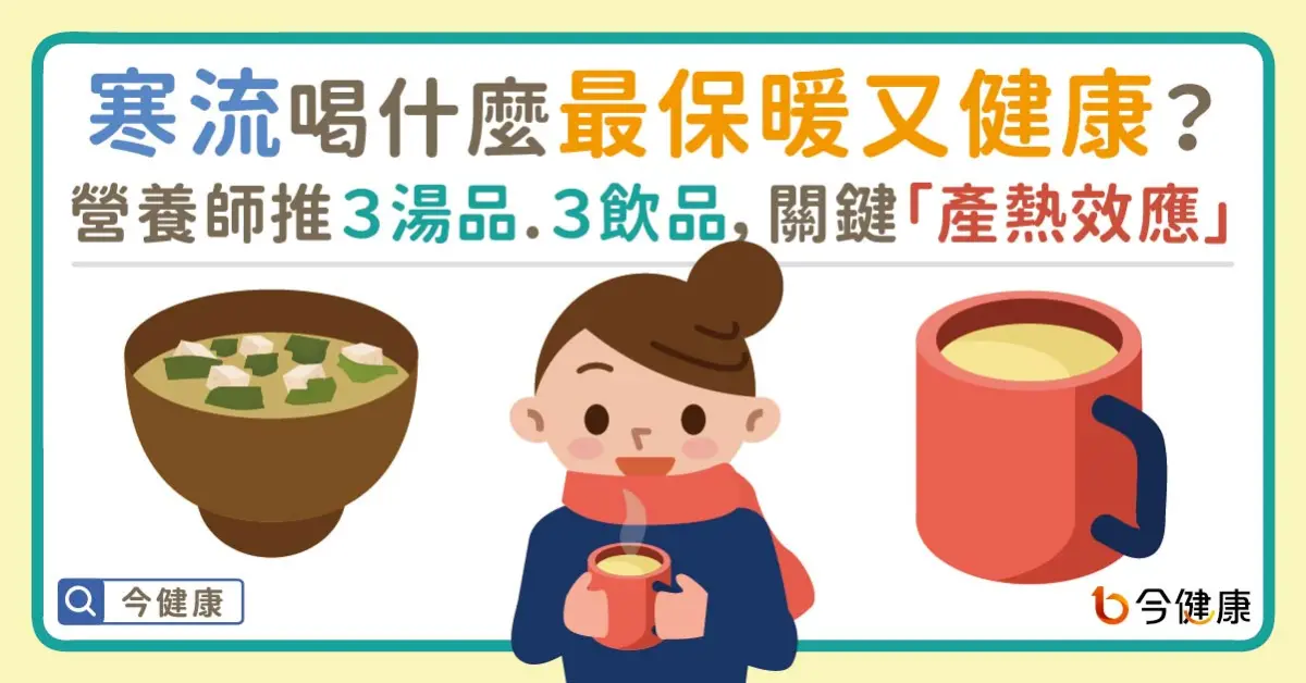 ▲寒流喝什麼最保暖又健康？營養師推３湯品、３飲品，關鍵「產熱效應」！