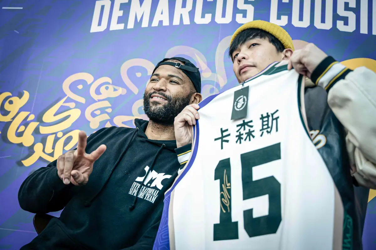 ▲雲豹球團替球星卡森斯在桃園喜來登酒店舉辦「狂風豹徒-卡森斯球迷見面餐會」。（圖／球團提供）