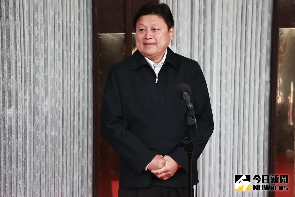 ▲立委傅崐萁喊話，要柯建銘不要跑。（圖／葉政勳攝，資料照）