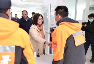 ▲海洋委員會主任委員管碧玲視察金門小三通盼全力圍堵非洲豬瘟。(圖/海洋委員會提供) ▲海洋委員會主任委員管碧玲視察金門小三通盼全力圍堵非洲豬瘟。(圖/海洋委員會提供)
