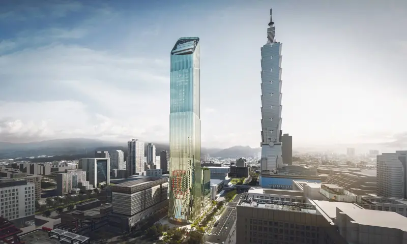 ▲有台北新地標之稱的「台北天空塔The Sky Taipei」投資開發案爆遭掏空10億元，主導投資開發的碩河開發回應了。（圖／翻攝The Sky Taipei臉書）