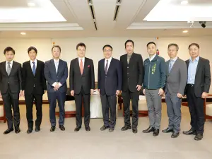 日本熊本市長拜會南市府 黃偉哲熱烈歡迎臺南四百首位來訪市長
