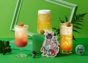 ▲左起：「胭脂梅芭樂綠」M 60元、L 70元，「青梅 Highball Tea」M 77元，「九分熟梅子冰茶」M 60元、L 70元，以上皆為一般門市價格。（圖／珍煮丹提供）