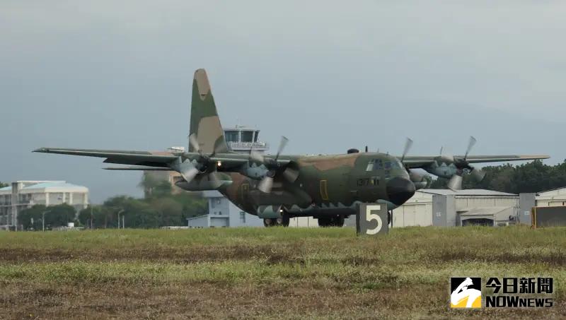 ▲空軍C-130H運輸機。（圖／記者呂炯昌攝，2024.01.30）