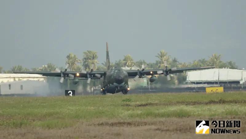 ▲空軍C-130H運輸機。(圖/記者呂炯昌攝,2024.01.30)