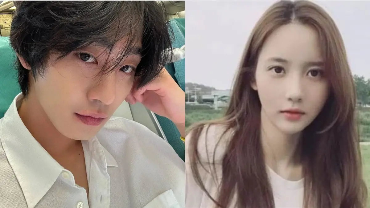 ▲韓國論壇29日瘋傳疑似韓瑞希（右）約安孝燮在飯店見面的「KakaoTalk聊天截圖」，讓不少粉絲崩潰。（圖／韓瑞希、安孝燮IG）