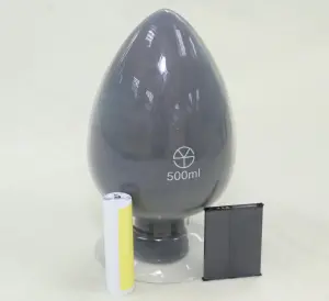 ▲中鋼集團中鋼碳素化學公司開發石墨負極材料,「石墨碳微球」產品是鋰電池負極材料的重要成份,可廣泛應用於電動巴士及儲能櫃等所需的儲能裝置。(圖/中鋼集團提供) ▲中鋼集團中鋼碳素化學公司開發石墨負極材料,「石墨碳微球」產品是鋰電池負極材料的重要成份,可廣泛應用於電動巴士及儲能櫃等所需的儲能裝置。(圖/中鋼集團提供)