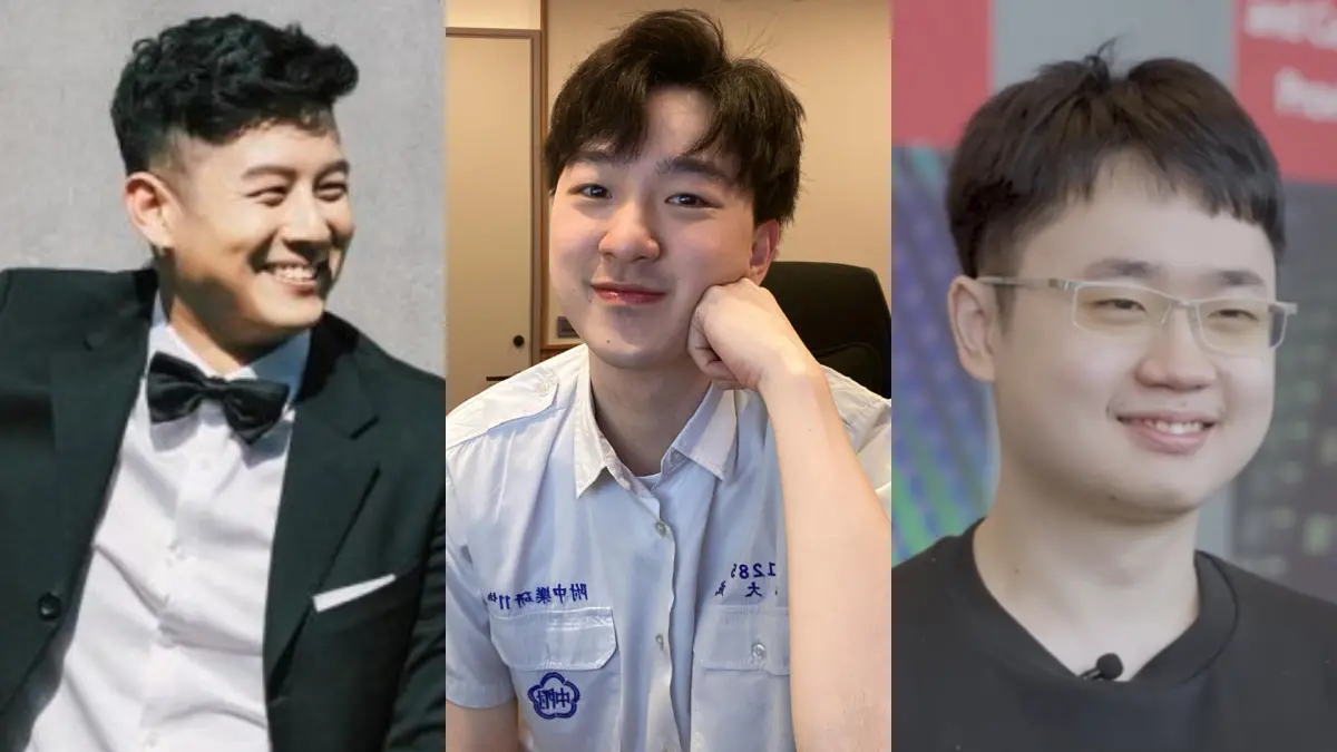 ▲星二代徐乃麟兒子徐廷墉（左圖起）、徐薇兒子江大成、邰智源兒子邰靖都是名符其實的學霸。（圖／徐新洋、江大成IG、木曜4超玩YouTube）