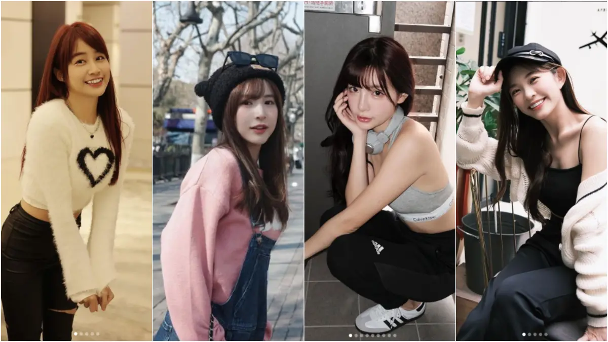 ▲樂天女孩的陳伊（陳奕如、左起）、林孟潔（孟潔）、李恩菲（李庭瑀）、林穎樂（林俞廷）近來鬧出私接活動風波，4人都在IG發文分享心情。（圖／翻攝陳伊IG、林孟潔IG、李恩菲IG、林穎樂IG）