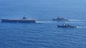 近2年首次！美3艘航母齊聚「第一島鏈」　威懾中國、北韓
