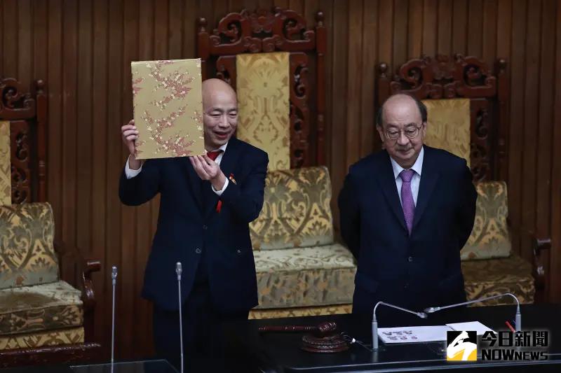 ▲韓國瑜當選第11屆立法院長。（圖／記者葉政勳攝，2024.02.01）