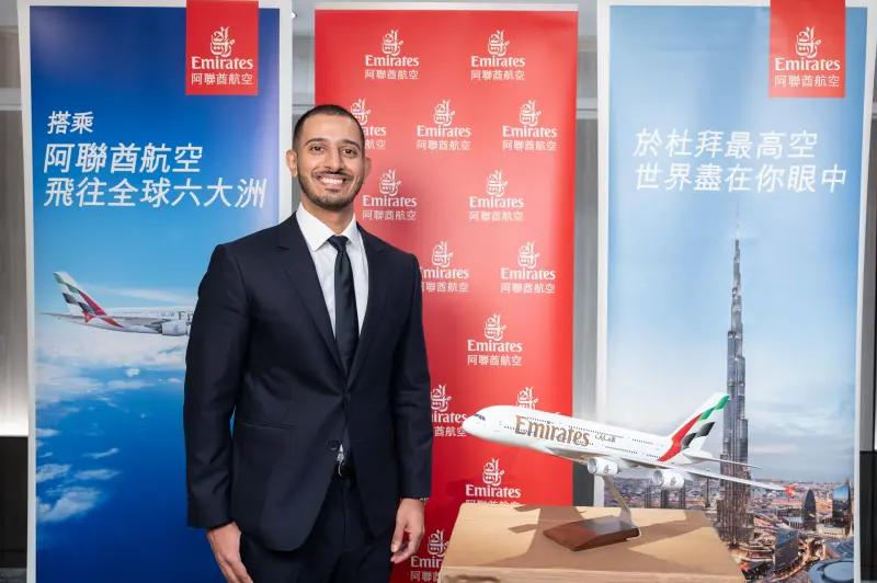 ▲阿聯酋航空台灣區域經理譚禮旻Sultan Alriyami表示，阿聯酋航空樂觀期待台灣觀光旅遊業在新的一年的各項發展。（圖／阿聯酋航空提供）