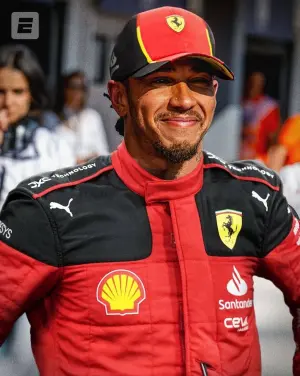 ▲曾拿下7次世界冠軍的賓士車手Lewis Hamilton，據傳可能在2025年轉戰法拉利。（圖／翻攝自ESPN IG）