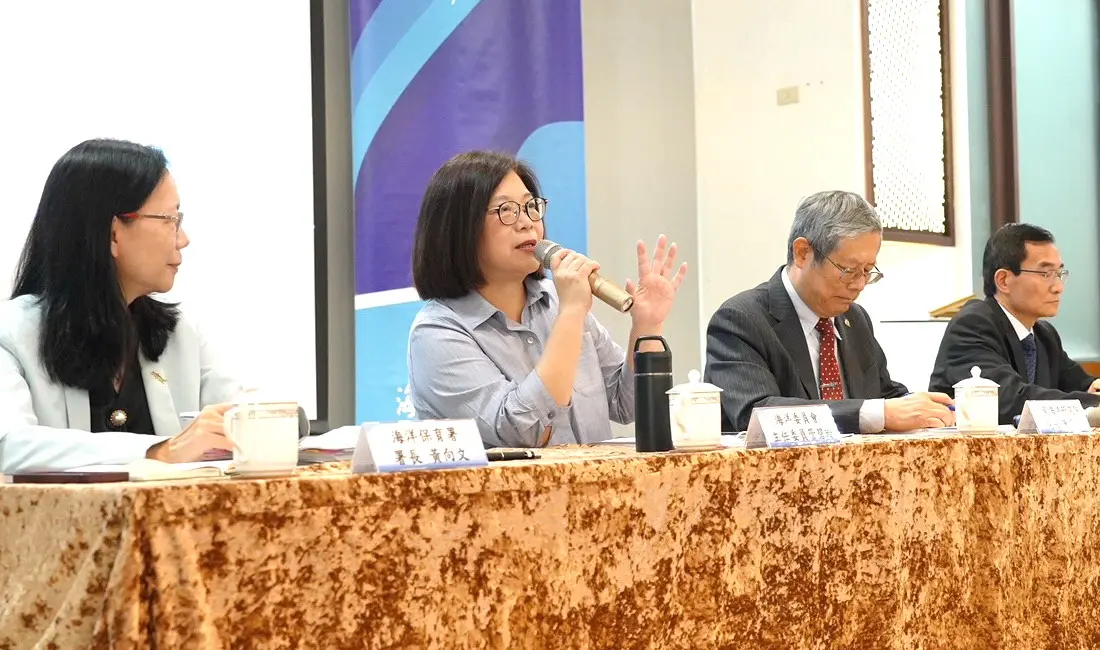 ▲海洋委員會舉行記者會，公布112年十大亮點政績，樹立機關正面形象。(圖／記者黃守作攝，2024.02.02)