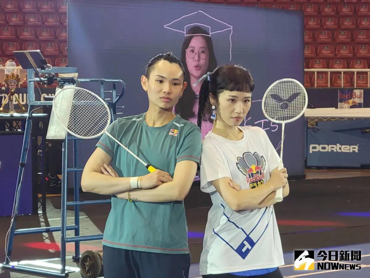 ▲戴資穎今（3）日在「Red Bull鬥拍」活動上透露自己對巴黎奧運的想法，她表示自己目前還是專注在享受每一場比賽上。（圖／記者黃建霖攝）