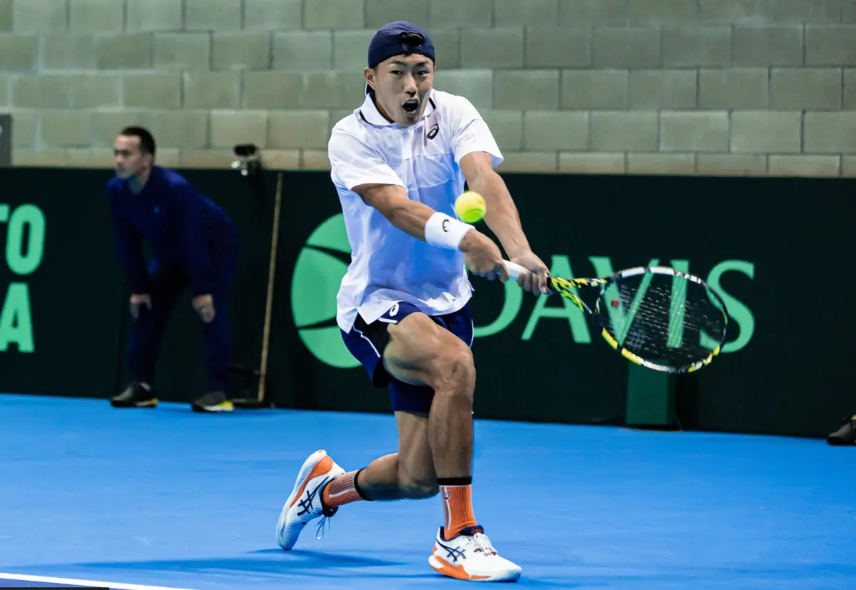 ▲台維斯盃湧入滿場3000名觀眾，許育修享受「台式應援」被鼓舞。（圖／台維斯盃提供）