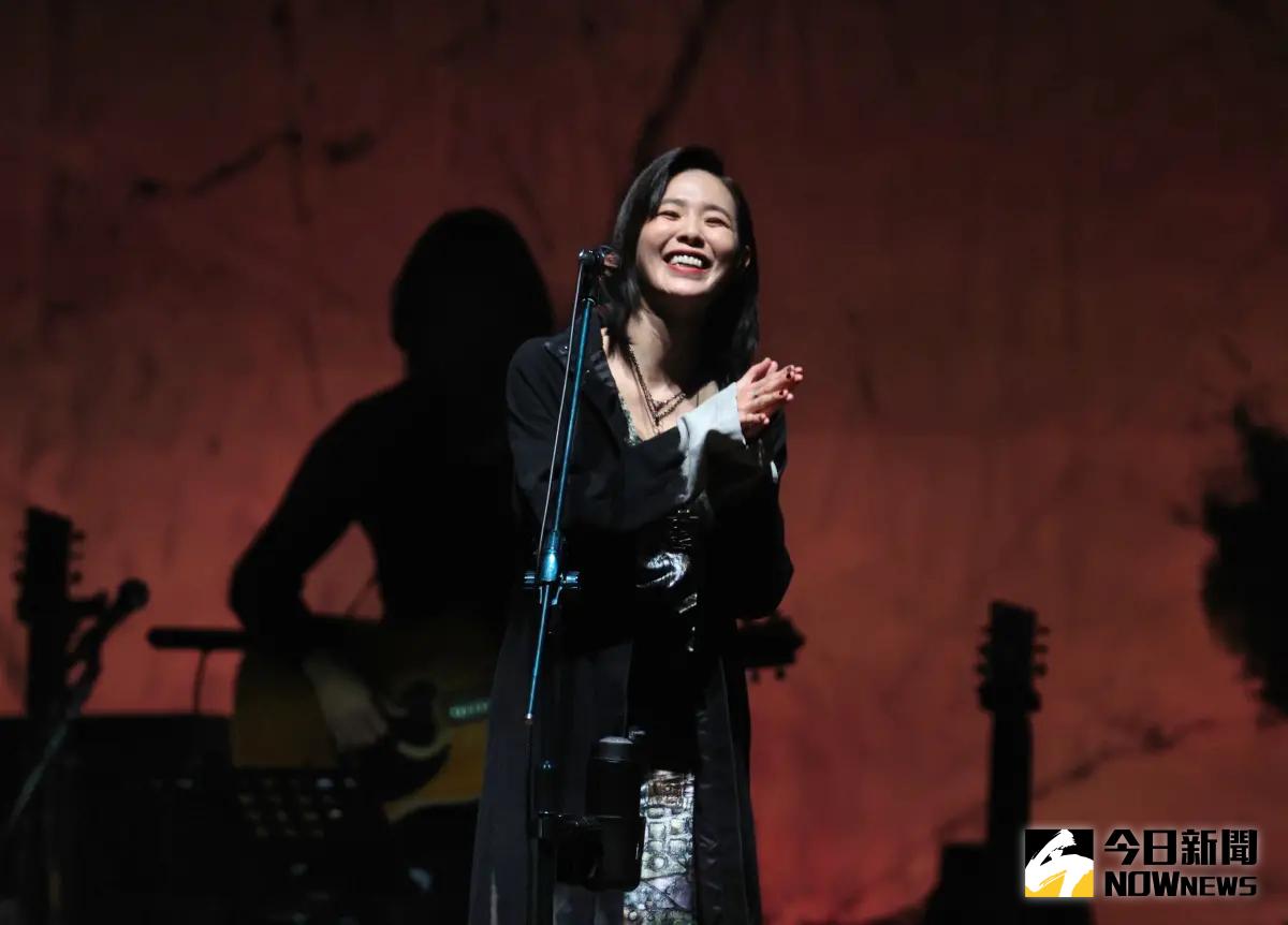 ▲安溥咳到爛掉仍賣力開唱，田馥甄素顏現身力挺，散發女神光采。（圖／記者陳明中攝影） 