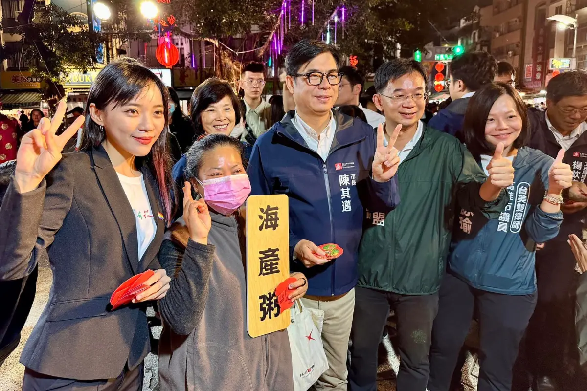 ▲ 黃捷1日晚間回高雄跑行程。（翻攝黃捷臉書）