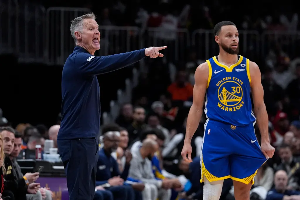 ▲金州勇士以2年11億新台幣與Steve Kerr達成提前續約共識，正式成為NBA史上年薪最高主帥（圖／美聯社／達志影像）