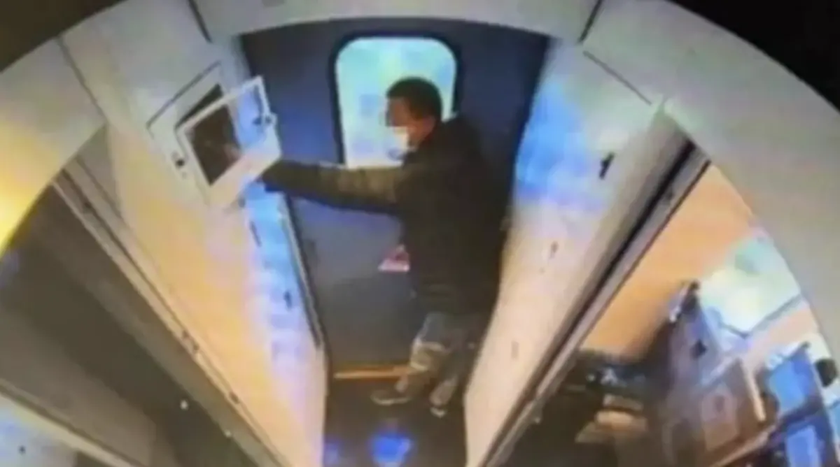 ▲謝男供稱，因「睡過頭」來不及下車，情急之下才拉車長閥讓列車煞停。（圖／台鐵提供）