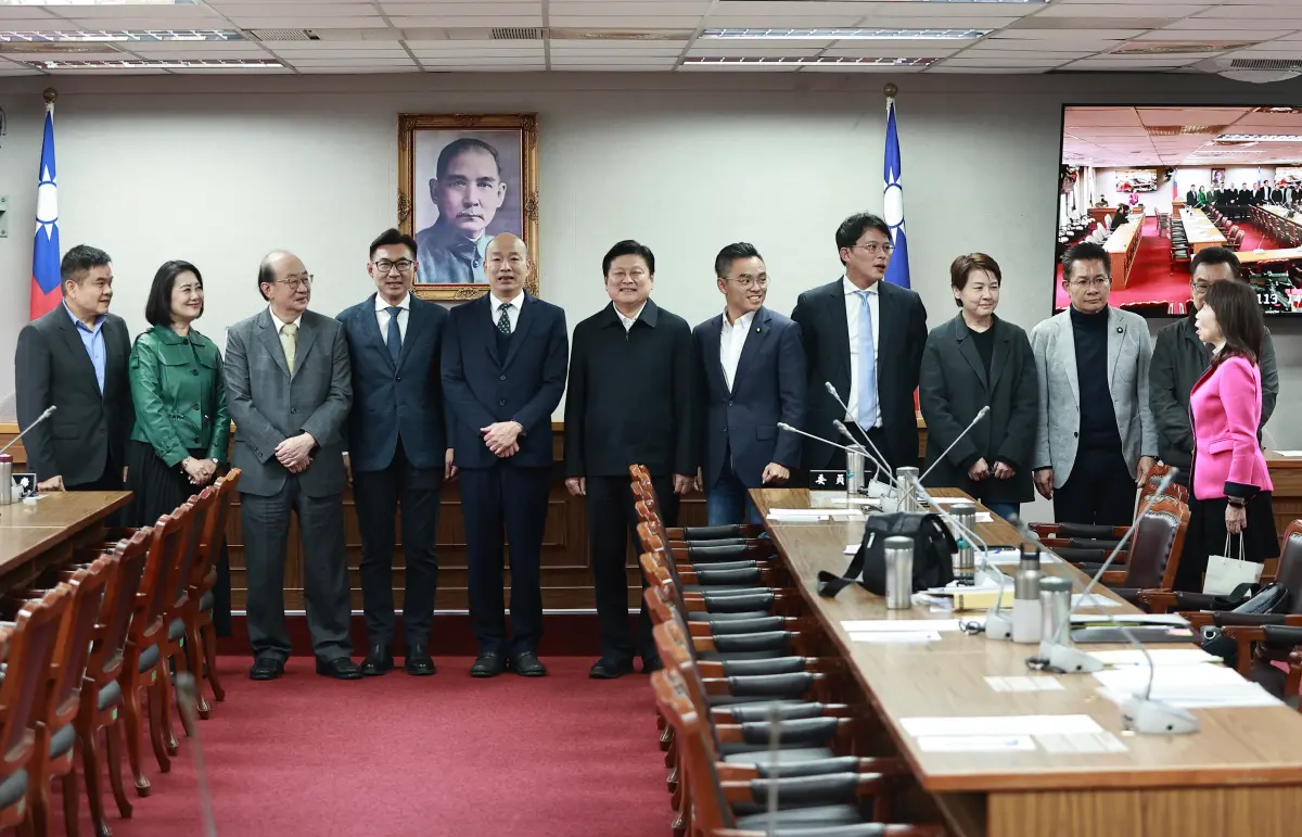 ▲立院黨團協商出現插曲，陳昭姿在開場前怒罵柯建銘怎麼可以這樣對她。（圖／記者葉政勳攝，2024.02.05）